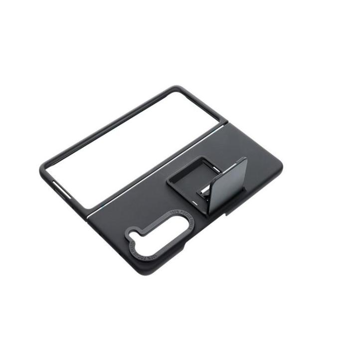 OEM - Galaxy Z Fold 5 Mobilskal Stand - Svart