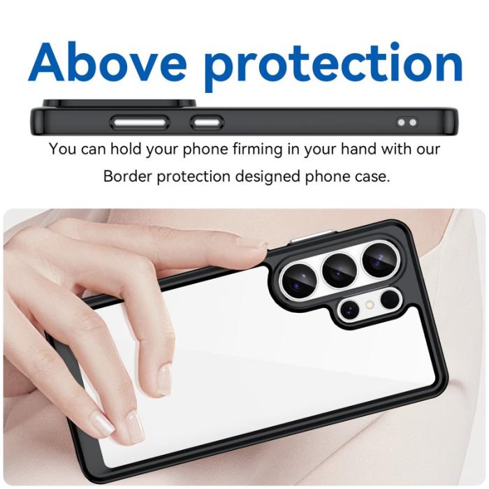 OEM - WANLONFENG Mobilskal till Samsung Galaxy S26 Ultra TPU XC Serie - Svart