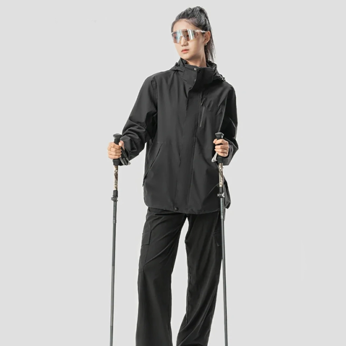 Qunature - Qunature Nordic Gångstavar Aluminum 110-130 cm - Brun
