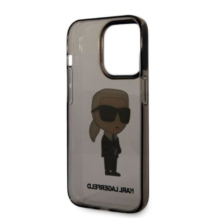 KARL LAGERFELD - Karl Lagerfeld iPhone 14 Pro Max Skal Ikonik - Svart