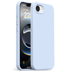A-One Brand - iPhone 16e Mobilskal Ultra Thin Silikon - Cloud Blå
