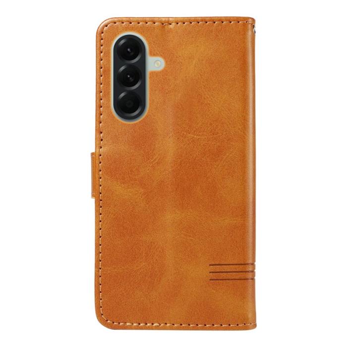 OEM - Samsung Galaxy A57 Plånboksfodral Konstläder - Brun