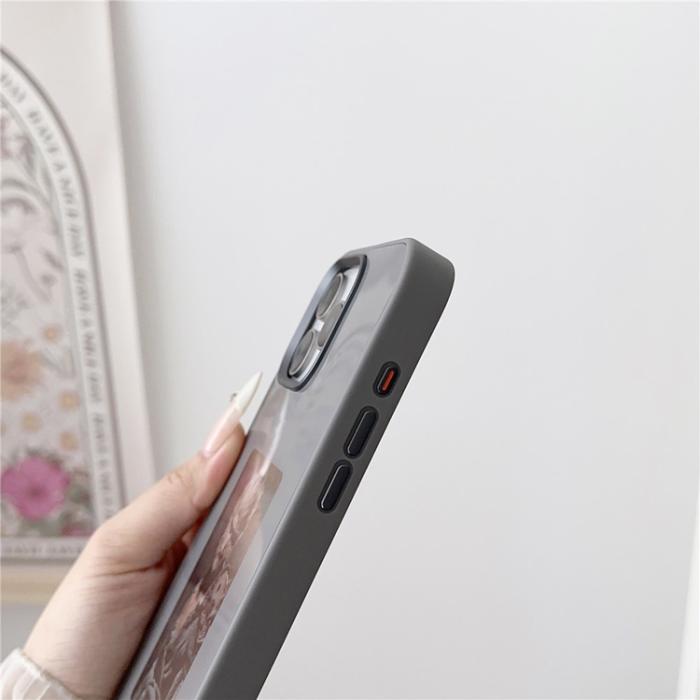 A-One Brand - iPhone 16 Pro Mobilskal E Ink 4-Color Display - Rosa