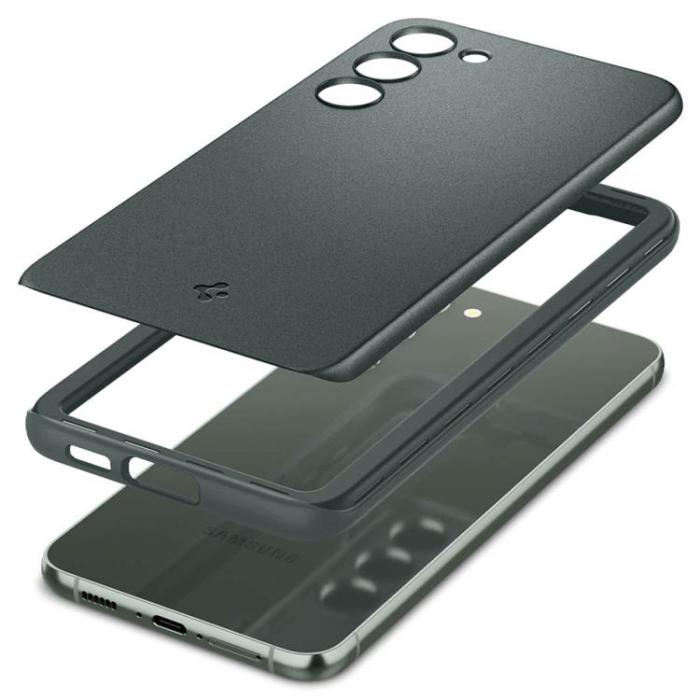 Spigen - Spigen Galaxy S23 Mobiskal Thin Fit - Grön