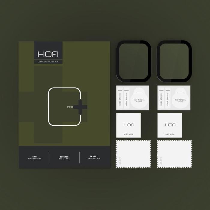 Hofi - [2-Pack] Hofi Apple Watch 42mm Series 10 Skärmskydd Hybrid - Svart