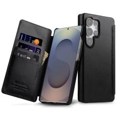 Melkco - MELKCO Mobilskal till Samsung Galaxy S25 Ultra &Auml;kta L&auml;der Svart