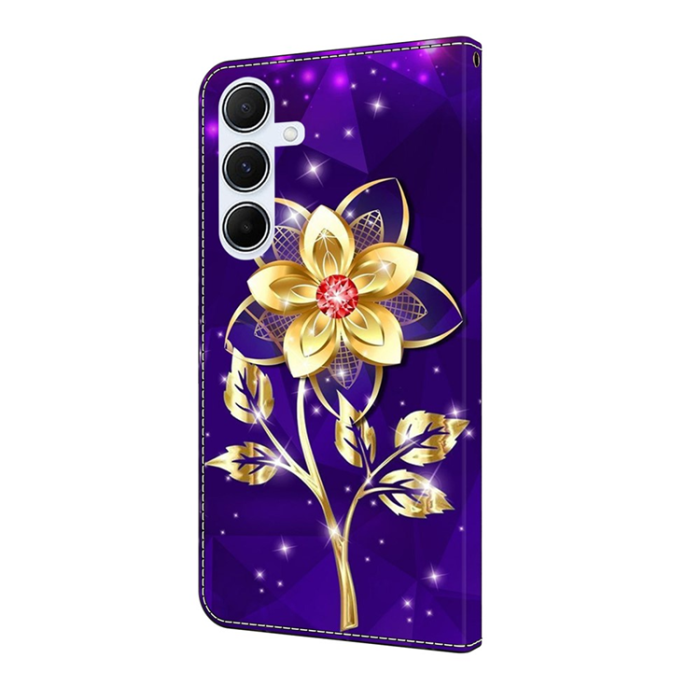 A-One Brand - Galaxy A17/A26 Plånboksfodral PU-läder Pattern Printing - Lila
