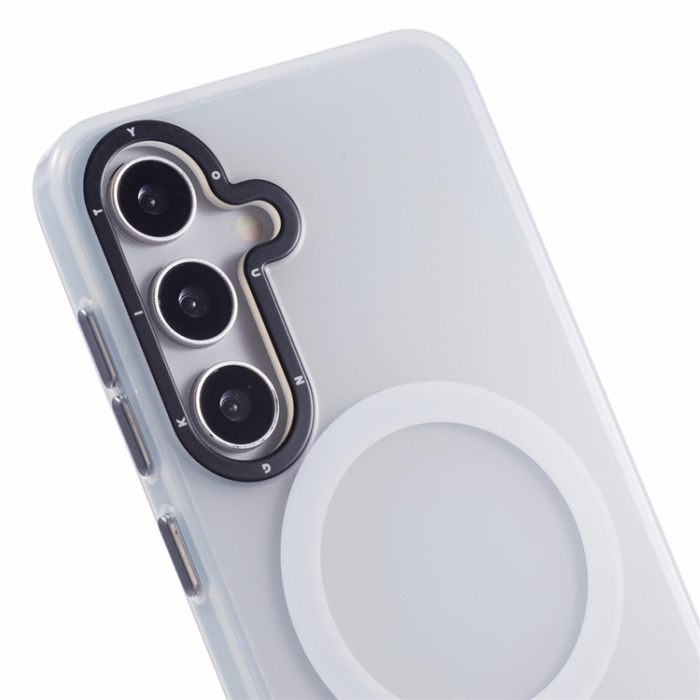 YOUNGKIT - YOUNGKIT Galaxy S25 Mobilskal MagSafe Shockproof Matte - Vit