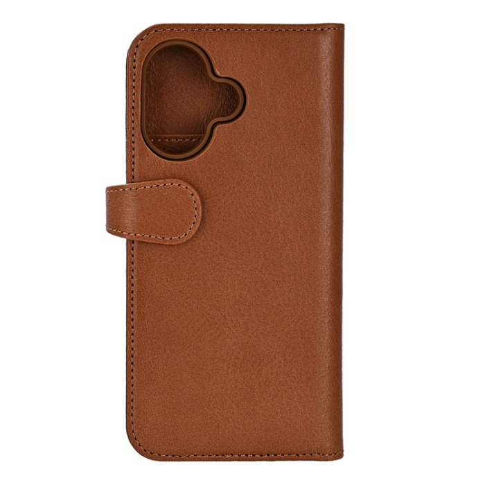 BUFFALO - BUFFALO iPhone 17 Plånboksfodral MagSafe 2-i-1 3 Kort - Brun