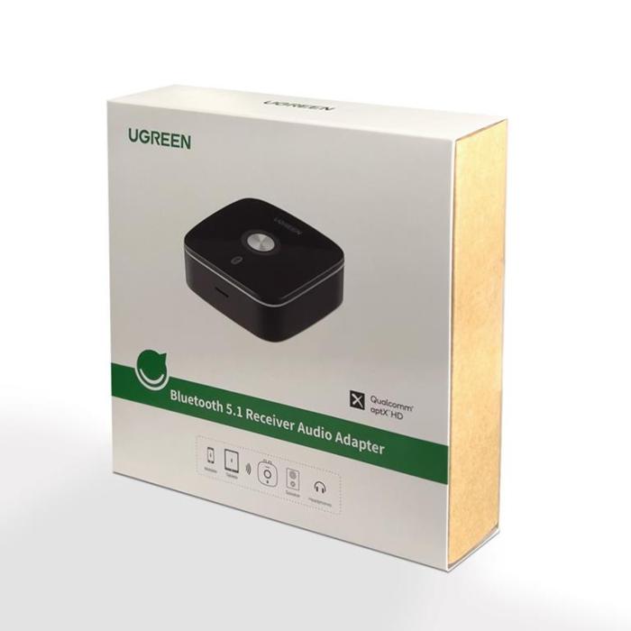Ugreen - Ugreen Bluetooth 5.1 Receiver Audio Adapter - Svart