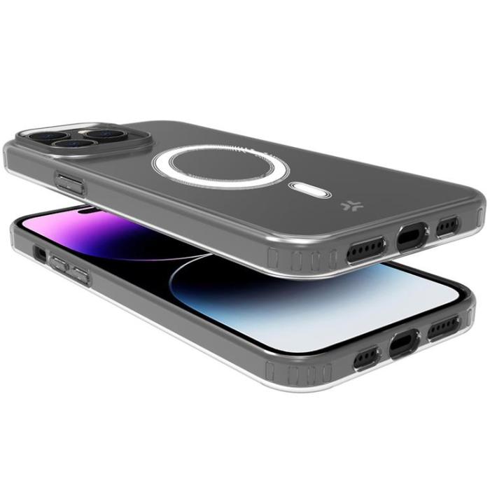Celly - Celly iPhone 15 Pro Max Mobilskal Magsafe Gelskin TPU - Clear