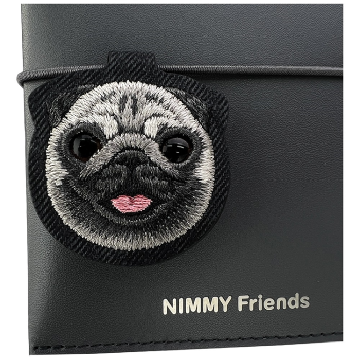 NIMMY - Nimmy 2in1-Set Notebook och Penna New Big-Eye Cute Pets 2.0 Dog - Svart