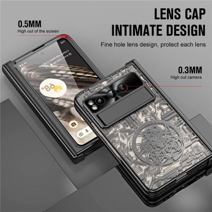 OEM - Google Pixel Fold Mobilskal Mechanical Legend - Svart