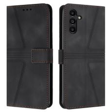 OEM - Pl&aring;nboksfodral f&ouml;r Samsung Galaxy S26 Konstl&auml;der - Svart
