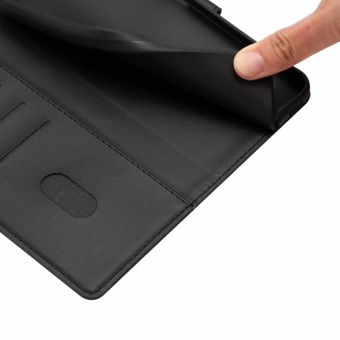 OEM - Plånboksfodral för Samsung Galaxy S26 Konstläder Ställ - Svart