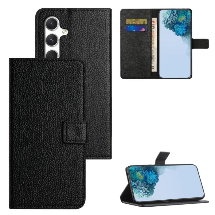 OEM - Plånboksfodral för Samsung Galaxy S26 Konstläder - Svart