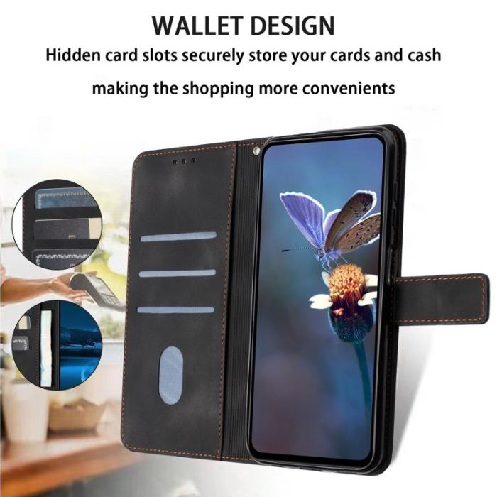 OEM - Plånboksfodral för Samsung Galaxy S26 Konstläder - Svart