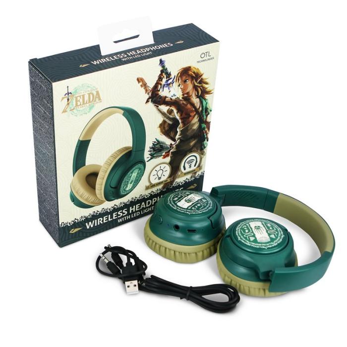 ZELDA - ZELDA Hörlur Zelda Over-Ear Trådlös LED Ljus Ljuddelning