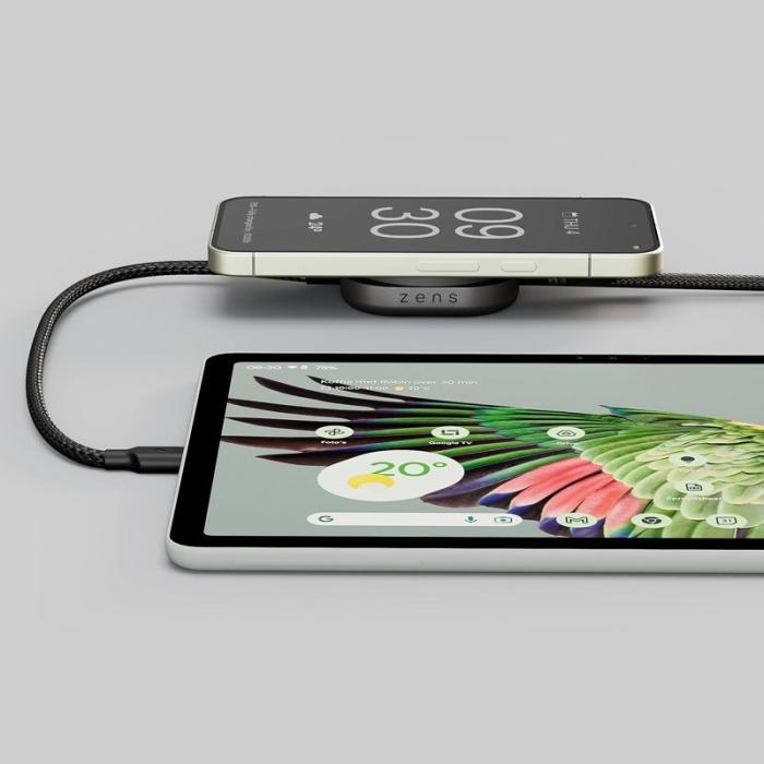 ZENS - ZENS Laddkabel USB-C Pro 2 Qi2 Svart