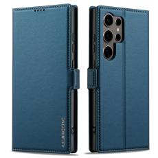LC.imeeke - LC.IMEEKE Pl&aring;nboksfodral f&ouml;r Samsung Galaxy S26 Ultra Konstl&auml;der St&auml;ll - Bl&aring;