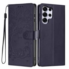 OEM - Pl&aring;nboksfodral f&ouml;r Samsung Galaxy S26 Ultra Konstl&auml;der St&auml;ll - Bl&aring;