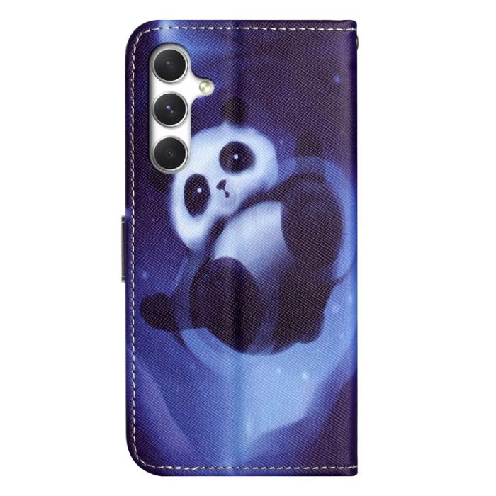 OEM - Plånboksfodral för Samsung Galaxy S26 Konstläder Mönster - Panda