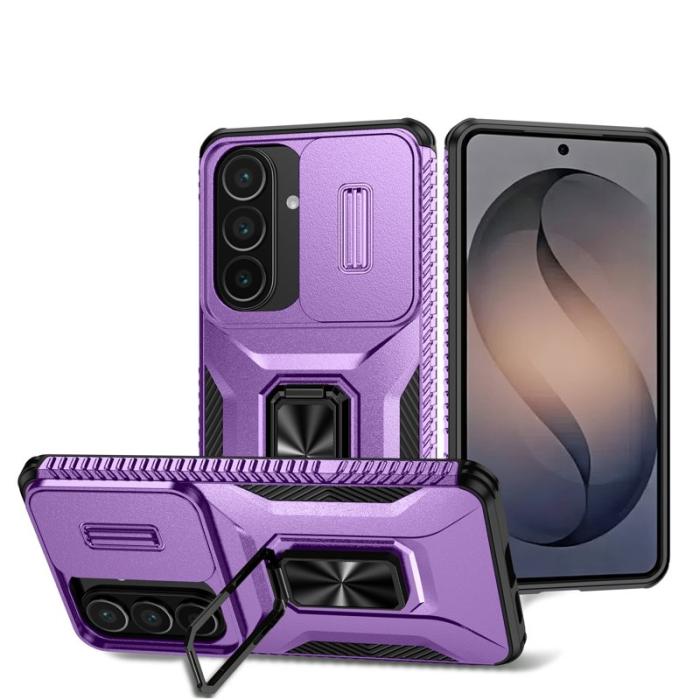 OEM - Mobilskal för Samsung Galaxy S26 Kickstand TPU + PC - Lila