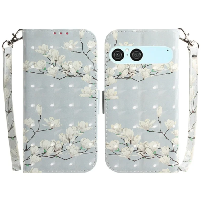 A-One Brand - Sony Xperia 10 VII Plånboksfodral med Handledsrem - Magnolia