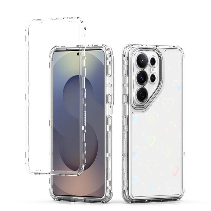 OEM - Mobilskal för Samsung Galaxy S26 Ultra Transparent TPU - Hjärtan