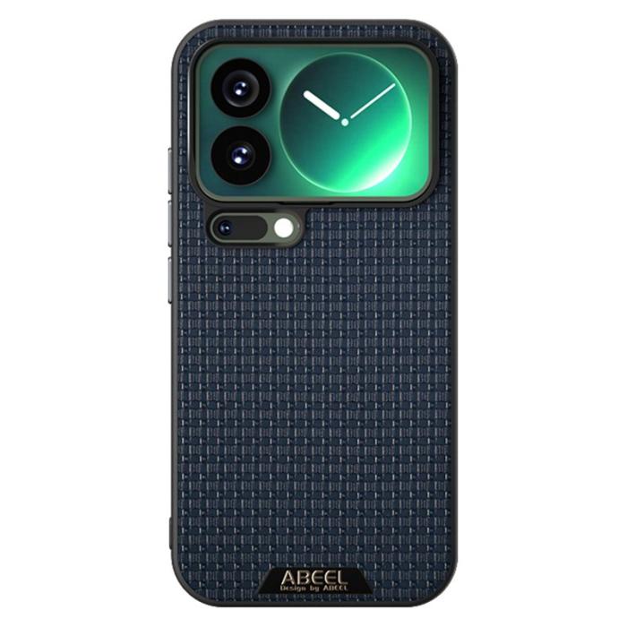 ABEEL - ABEEL Mobilskal till Xiaomi 17 Pro MagSafe Äkta Läder Blå