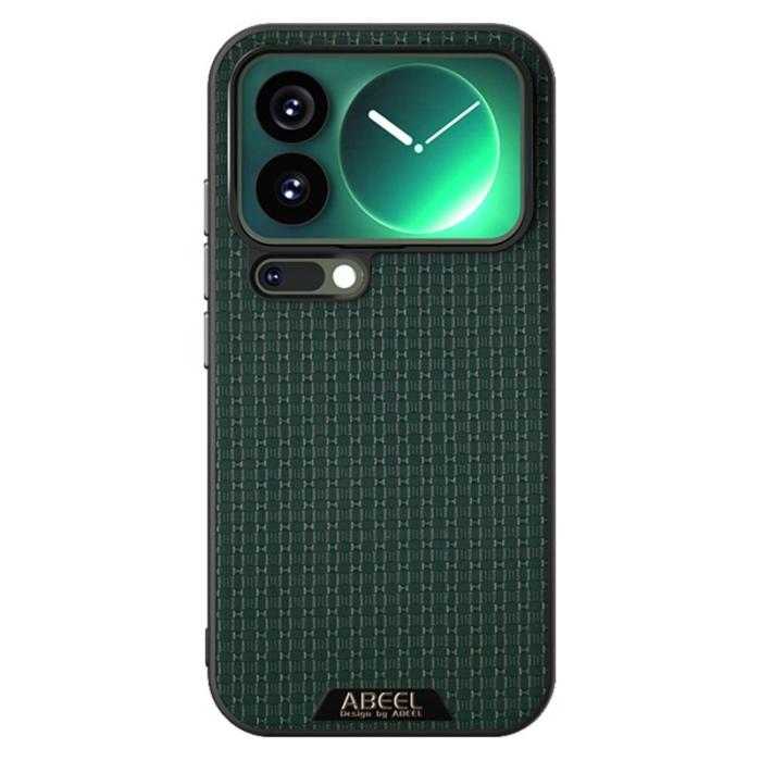 ABEEL - ABEEL Mobilskal till Xiaomi 17 Pro MagSafe Äkta Läder Grön