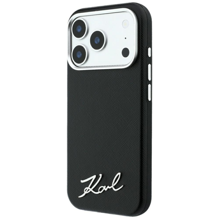 KARL LAGERFELD - Karl Lagerfeld Mobilskal För iPhone 18 Pro/17 Pro Magsafe Saffiano Small Script