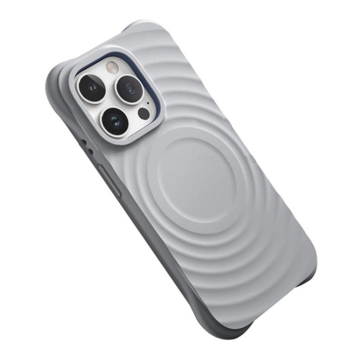 OEM - iPhone 12/12 Pro Mobilskal Magsafe Circle - Grå