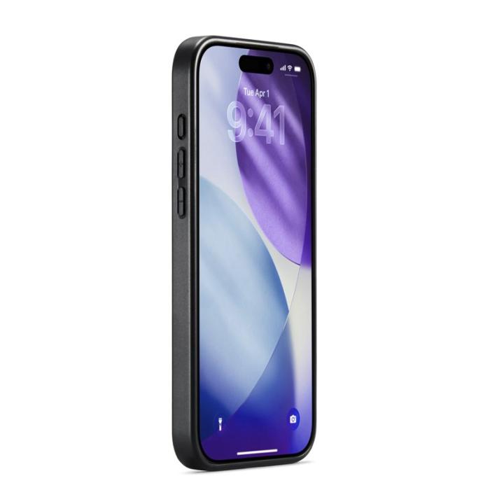 DG.MING - DG.MING Mobilskal till iPhone 17 Pro PU Läder PC + TPU Hybrid - Brun