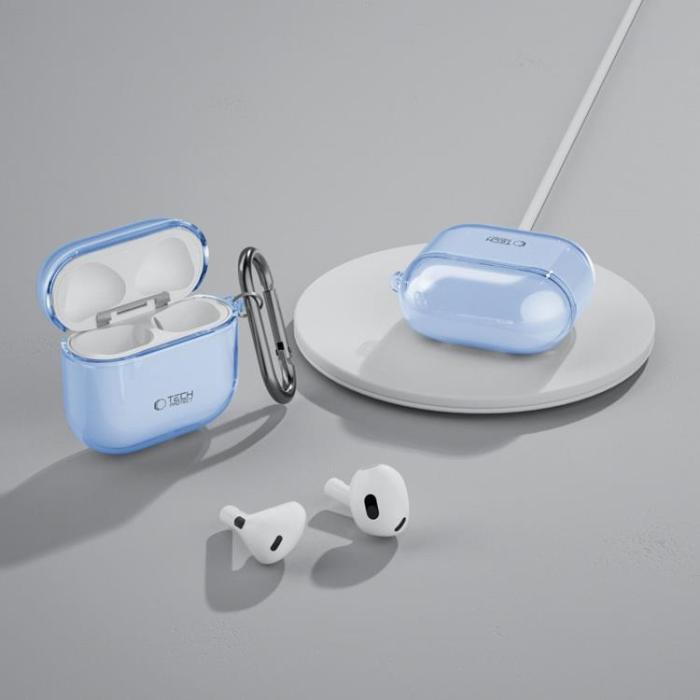 Tech-Protect - Tech-Protect Apple Airpods 4 Skal Flexair - Baby Blå