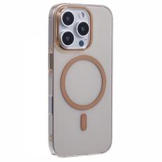X-Level - X-LEVEL Mobilskal till iPhone 16 Pro Transparent Slim H&aring;rd PC Guld