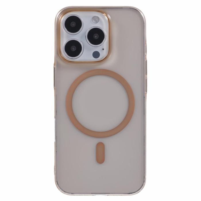 X-Level - X-LEVEL Mobilskal till iPhone 16 Pro Transparent Slim Hård PC Guld