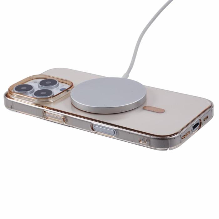 X-Level - X-LEVEL Mobilskal till iPhone 16 Pro Transparent Slim Hård PC Guld