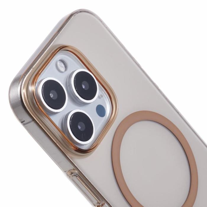 X-Level - X-LEVEL Mobilskal till iPhone 16 Pro Transparent Slim Hård PC Guld