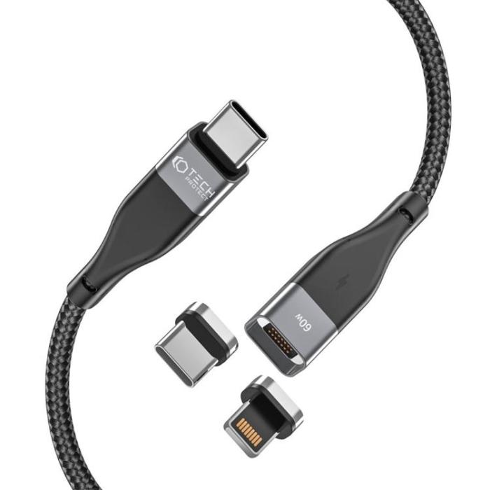 Tech-Protect - Tech-Protect 2in1 USB-C till Lightning kabel Ultraboost 1m