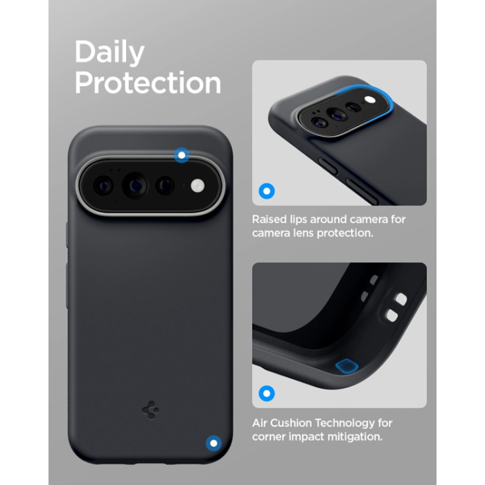 Spigen - Spigen Mobilskal För Google Pixel 11 Pro XL Magsafe Nano Pop - Svart Sesame