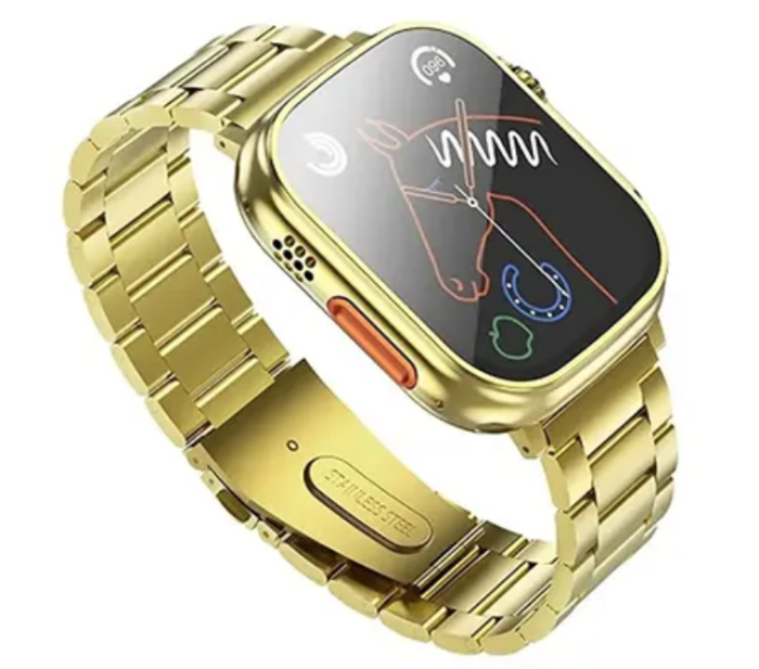 Hoco - Hoco Smartwatch Y12 Ultra med Talk Function - Guld