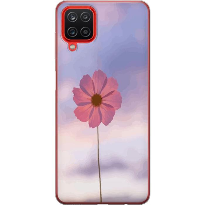iSecrets - Mobilskal till Samsung Galaxy A12 med Rosa blomma