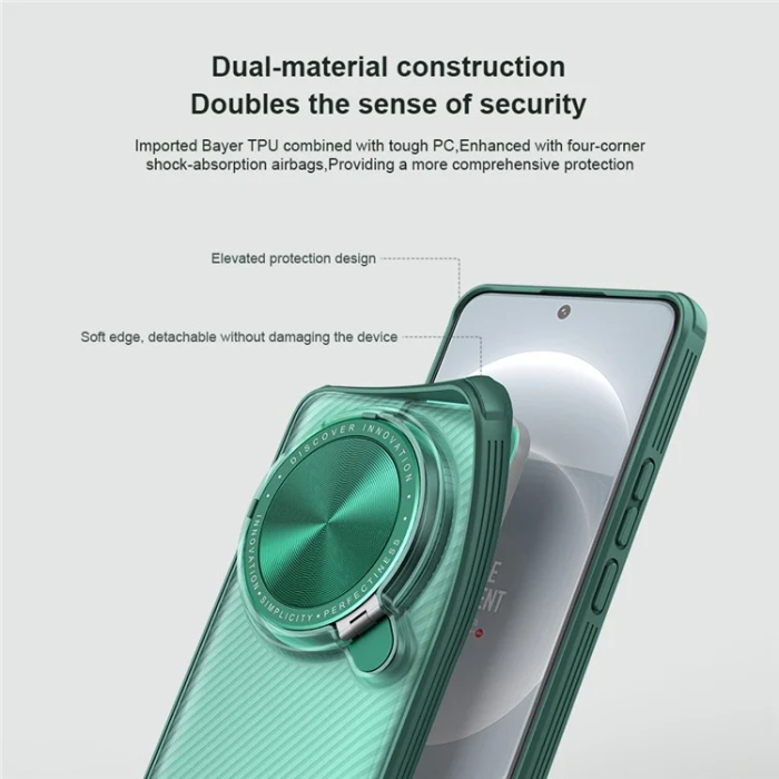 Nillkin - Nillkin Xiaomi 14 Ultra Mobilskal CamShield Prop - Grön