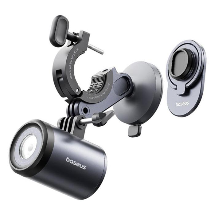 BASEUS - Baseus Universal IP68 LED-Mobilhållare med 2-i-1-lampa 3000mAh PrimeTrip - Grå