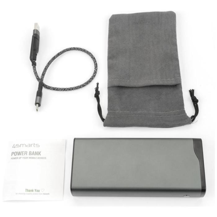 4smarts - 4smarts Powerbank 20000mAh 22.5W VoltHub Pro - Gunmetall