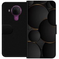 iSecrets - Pl&aring;nboksfodral till Nokia 5.4 med Lyxig Cirklar