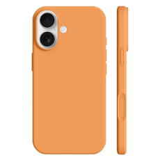A-One Brand - iPhone 16 Mobilskal Ultra Thin Silikon - Sunset Orange
