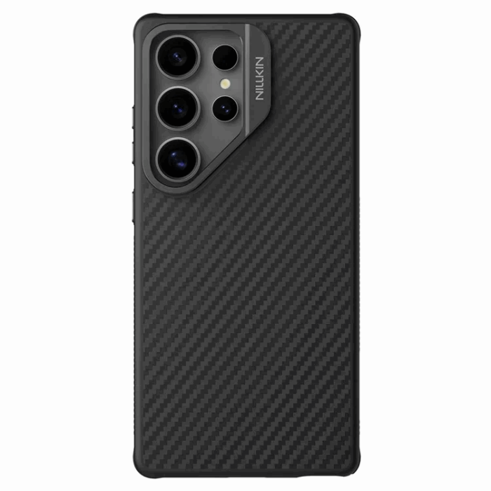 Nillkin - Nillkin Galaxy S25 Ultra Mobilskal Magsafe Aramid Fiber Hollow TPU