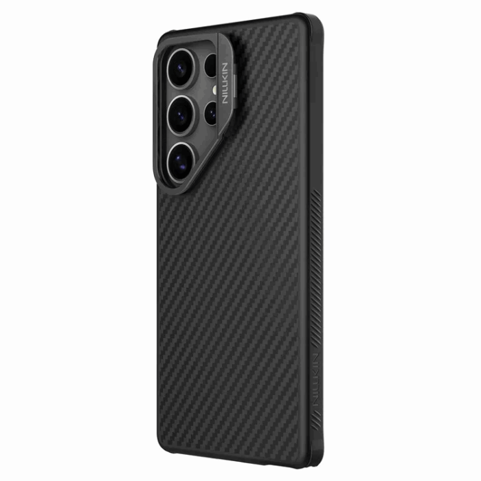 Nillkin - Nillkin Galaxy S25 Ultra Mobilskal Magsafe Aramid Fiber Hollow TPU